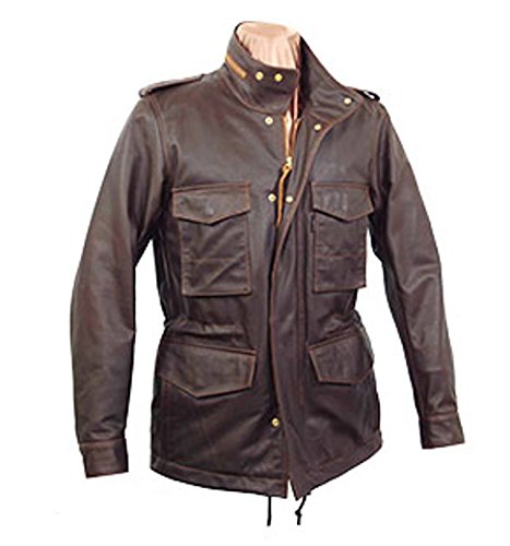 Amazon | カドヤ(KADOYA) ジャケット M65 LEATHER ブラウン LL No.1136